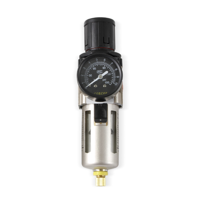 WALMEC-ASTURO Regolatore di Pressione per Compressori, con Filtro - 1/4"